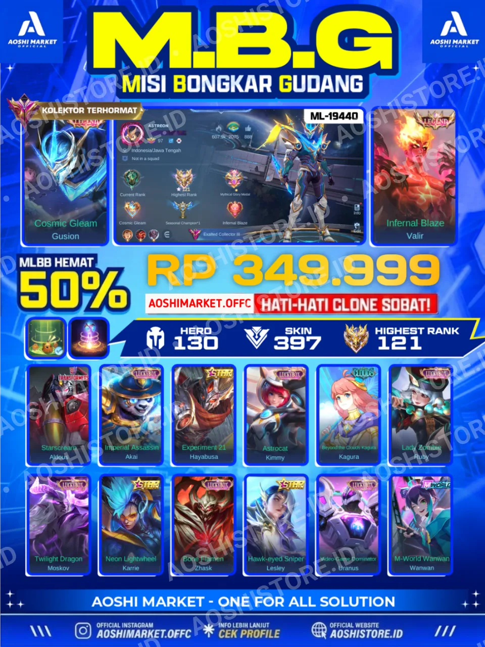 GUSION LEGEND X VALIR LEGEND